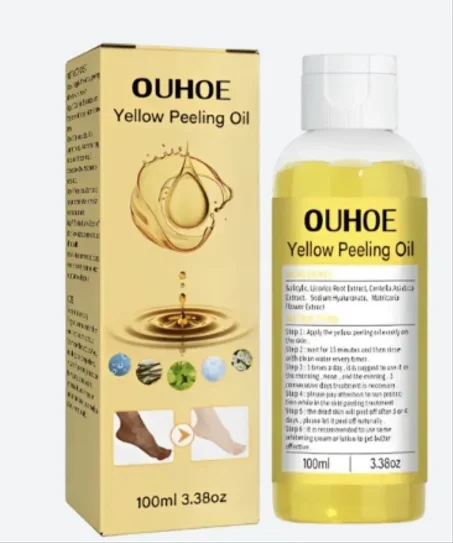 زيت تقشير الوجه واليدين