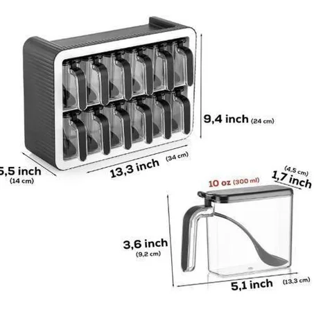 ✨ نظم بهاراتك وخلي مطبخك أنيق فثواني!