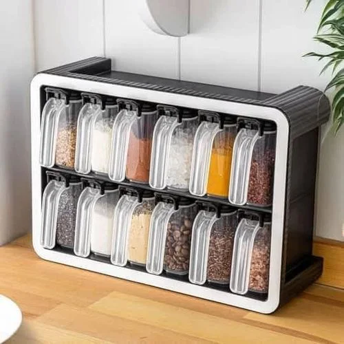 ✨ نظم بهاراتك وخلي مطبخك أنيق فثواني!