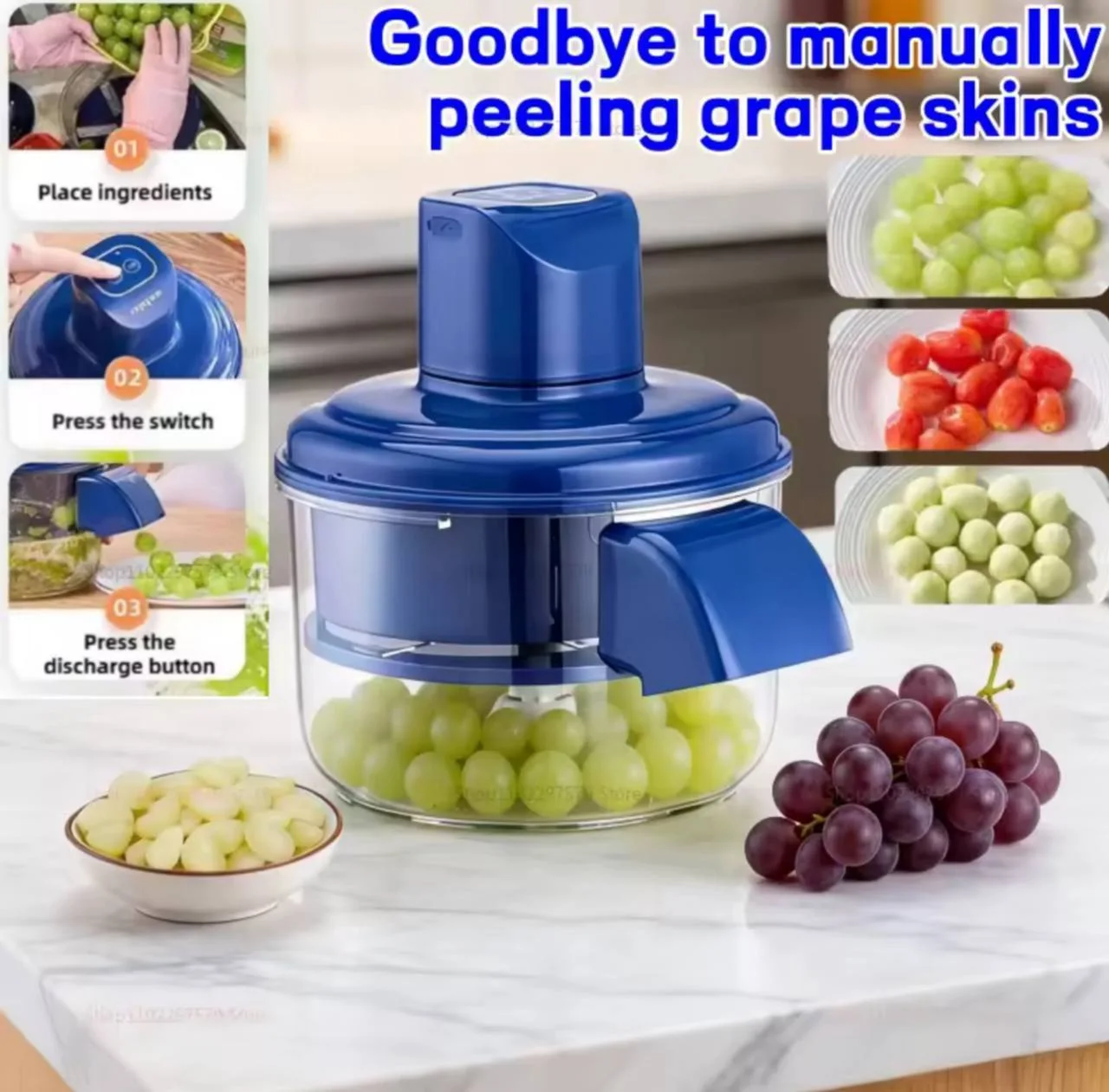 ⚡️ مقشرة الفواكه الذكية – تقشير سريع وبدون مجهود في ثواني!