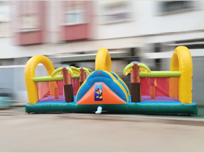Parcours gonflable