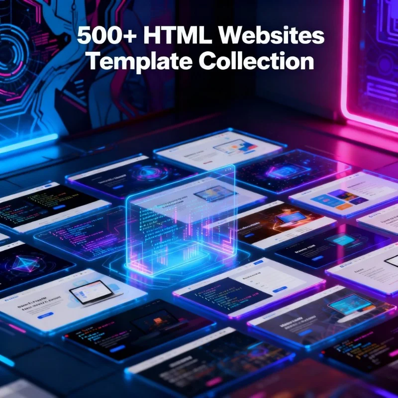 500+ HTML Websites Template Collection