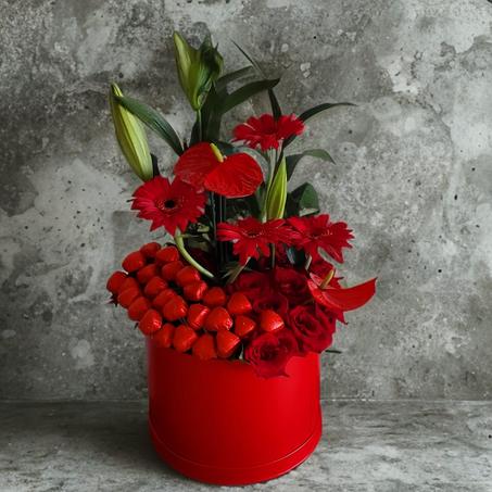 Coffret Passion – Fleurs & Chocolats 🍫🌹