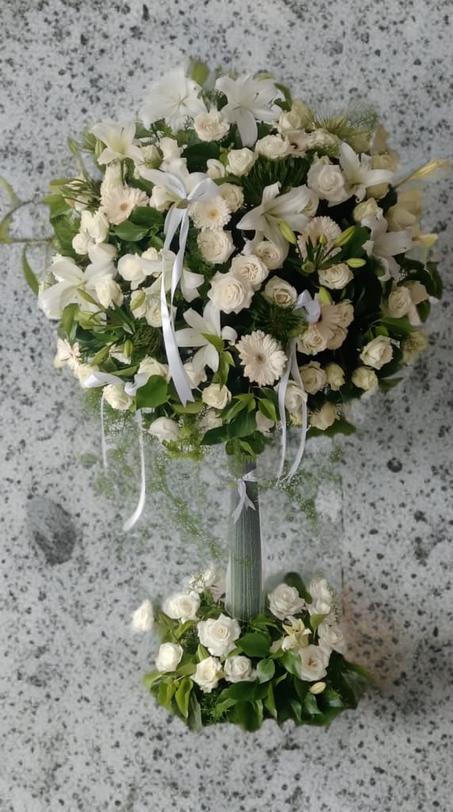 Bouquet Royal Neige & Rubans