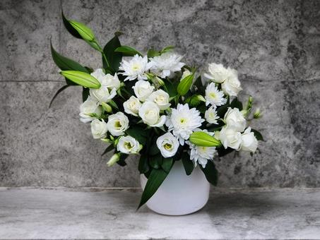 Pureté Blanche – Bouquet Élégant 🌿🤍