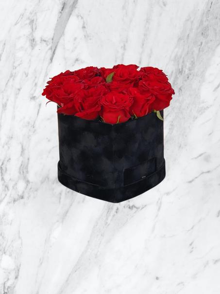 Rose Box Noir Passion