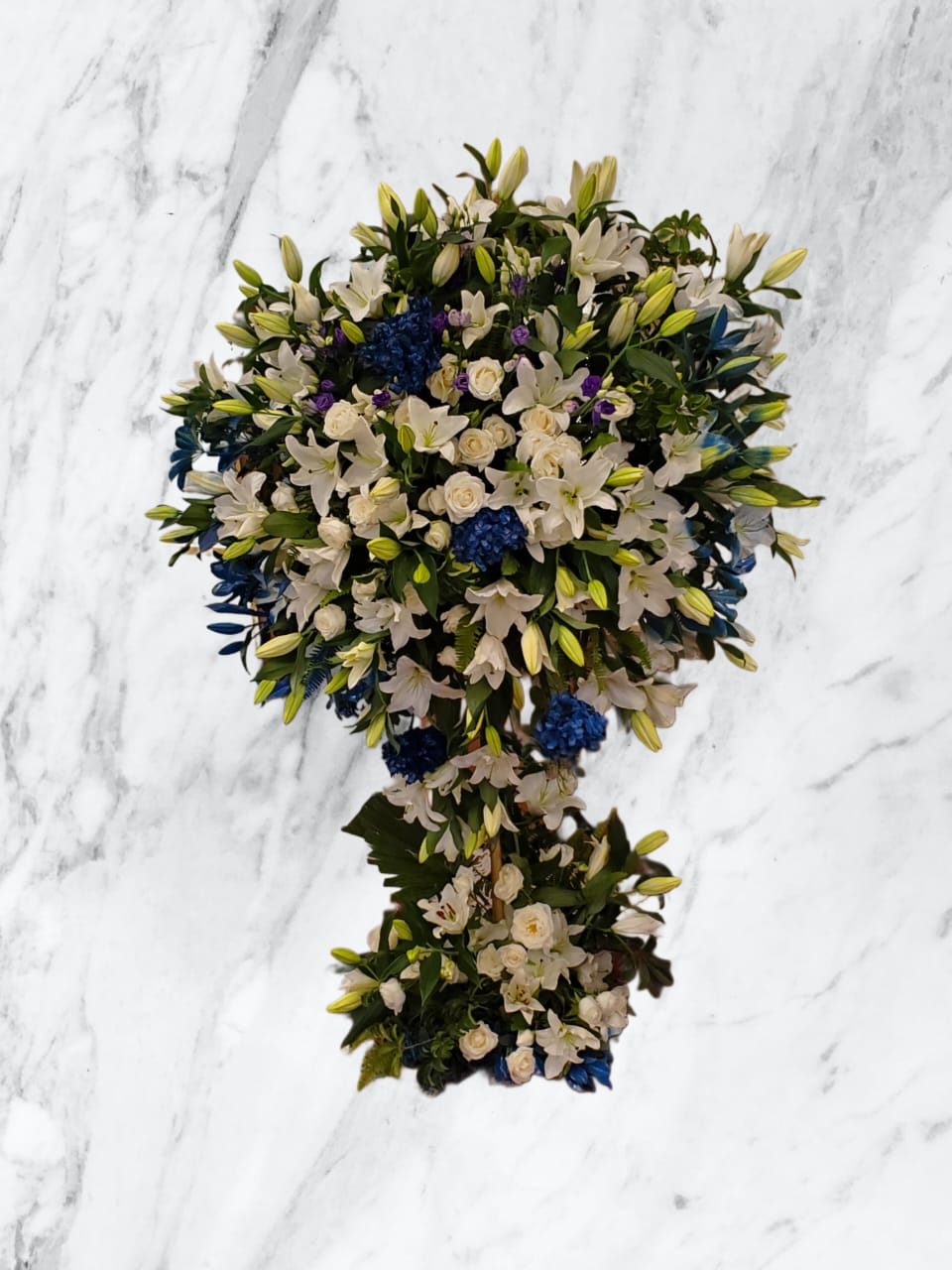 Bouquet Royal Bleu Majestueux