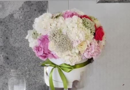 Bouquet Nuage d’Hortensias