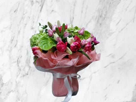 Bouquet Douceur Pastel – Roses & Hortensias