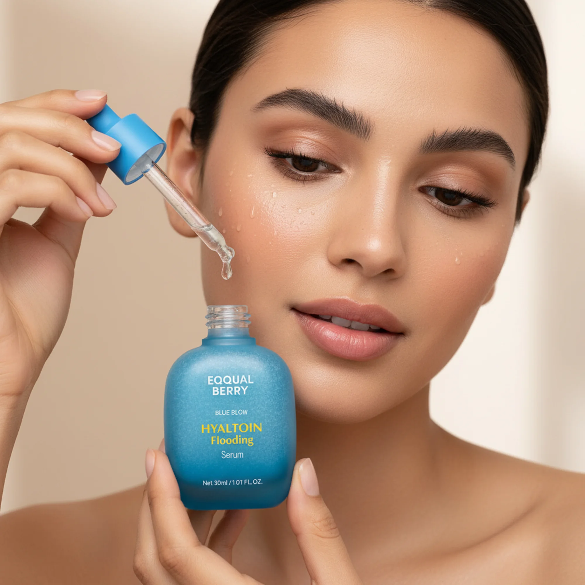 إيكوالبيري الأزرق - سيروم هيالتوين المغذي, 30 مل