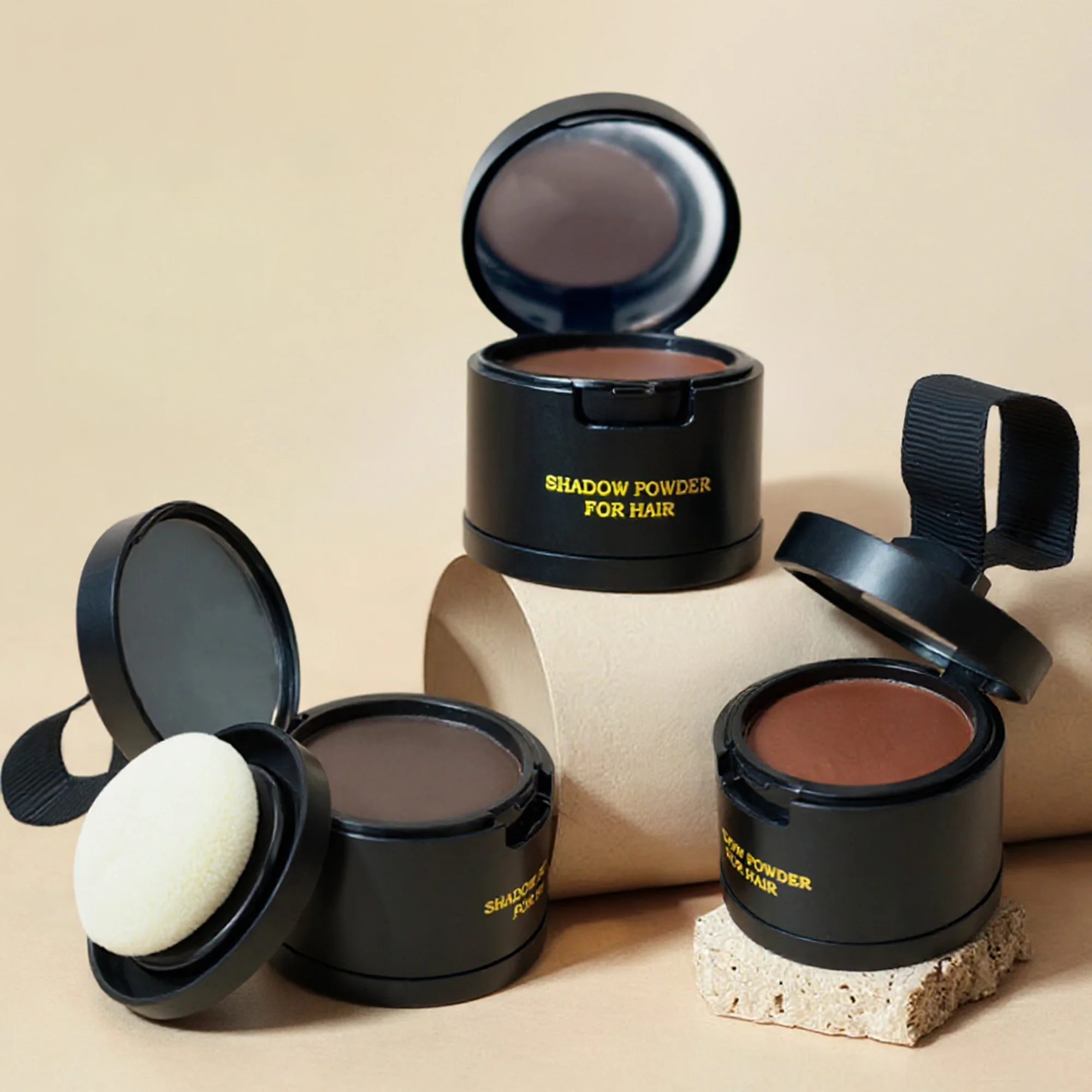 عرض 2 بودرة لتكثيف وإخفاء فراغات الشعر للرجال والنساء