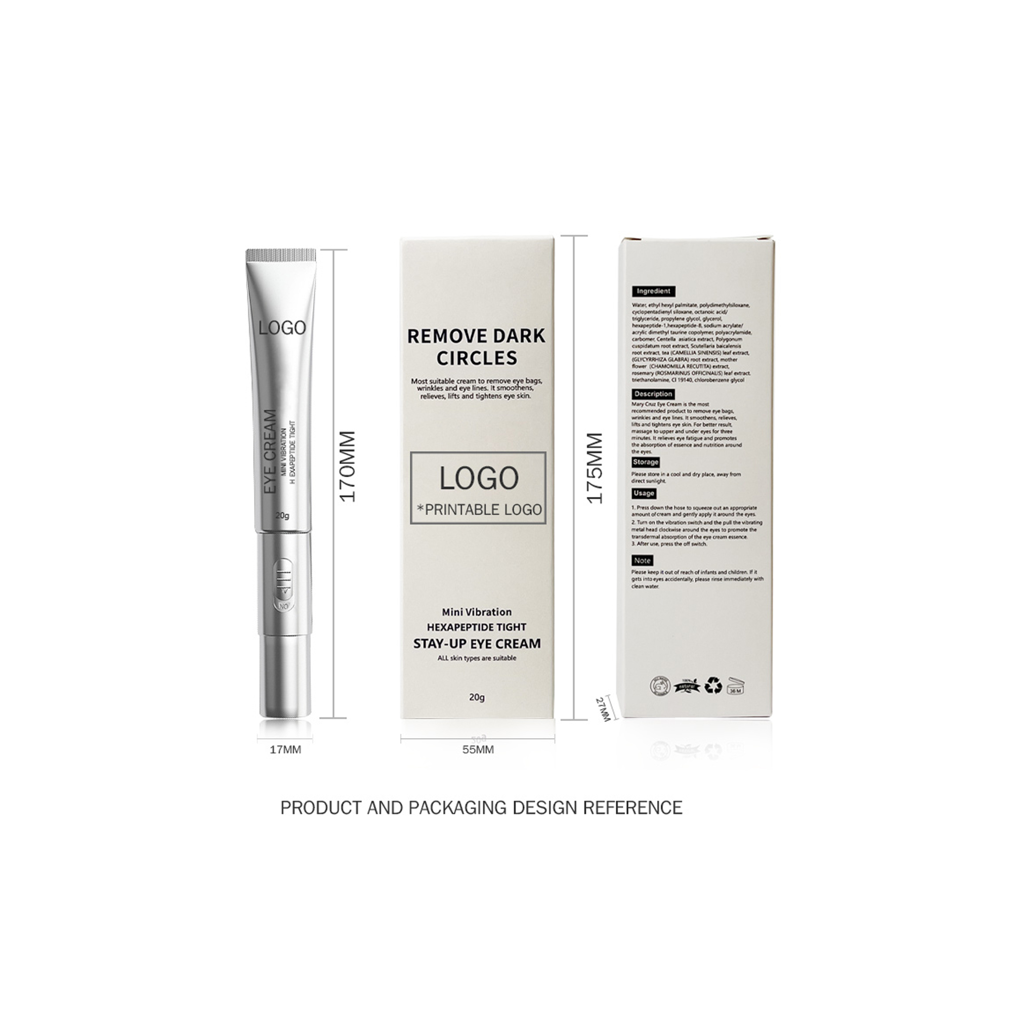 كريم العيون لإزالة الهالات وشدّ التجاعيد