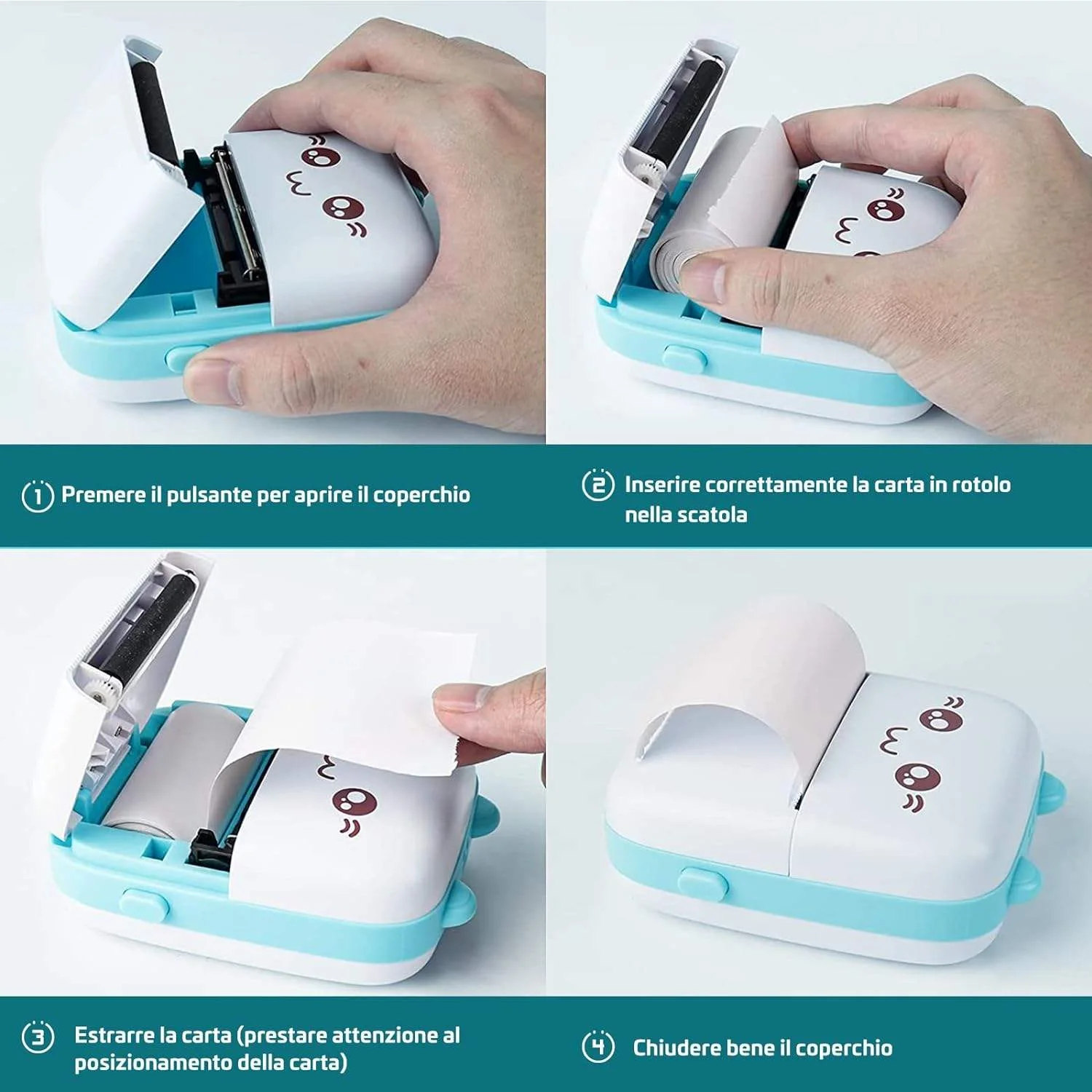 PocketPrint™ - Mini Imprimante Photo (Sans Encre) : Pack Spécial + 2 Rouleaux Offerts