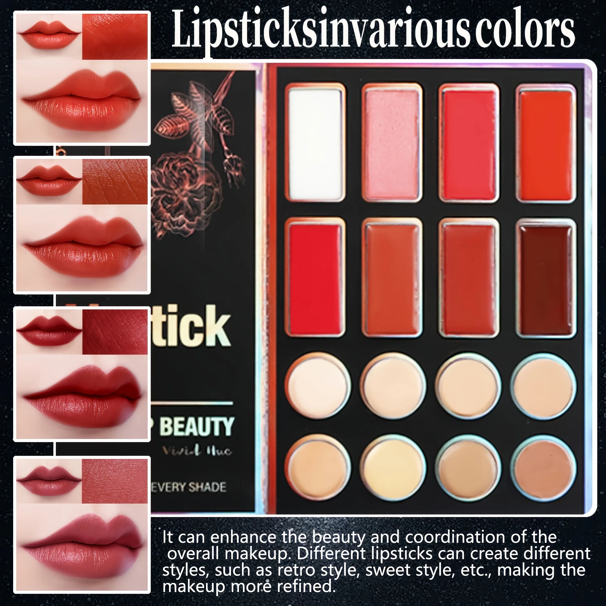 🌟 ONYIYOO™ — La Palette 4 en 1 de Maquillage 55 Couleurs qui Révèle ta Puissance