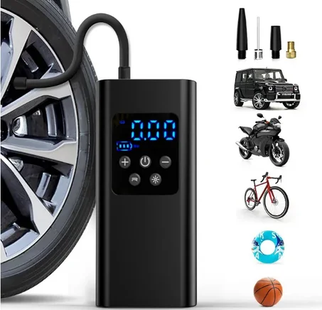 TurboAir™ Smart Pump - Compresseur Portatif Sans Fil : Auto, Moto & Vélo