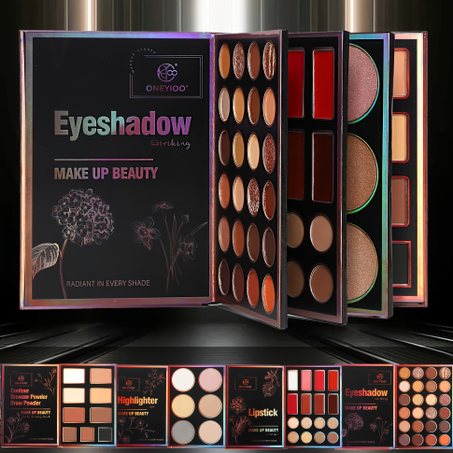 🌟 ONYIYOO™ — La Palette 4 en 1 de Maquillage 55 Couleurs qui Révèle ta Puissance