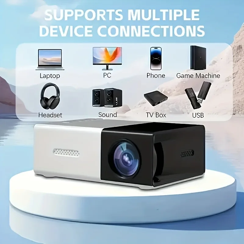 CineSmart™ - Projecteur Android 11 (Cinéma de Poche) : Streaming & Partage d