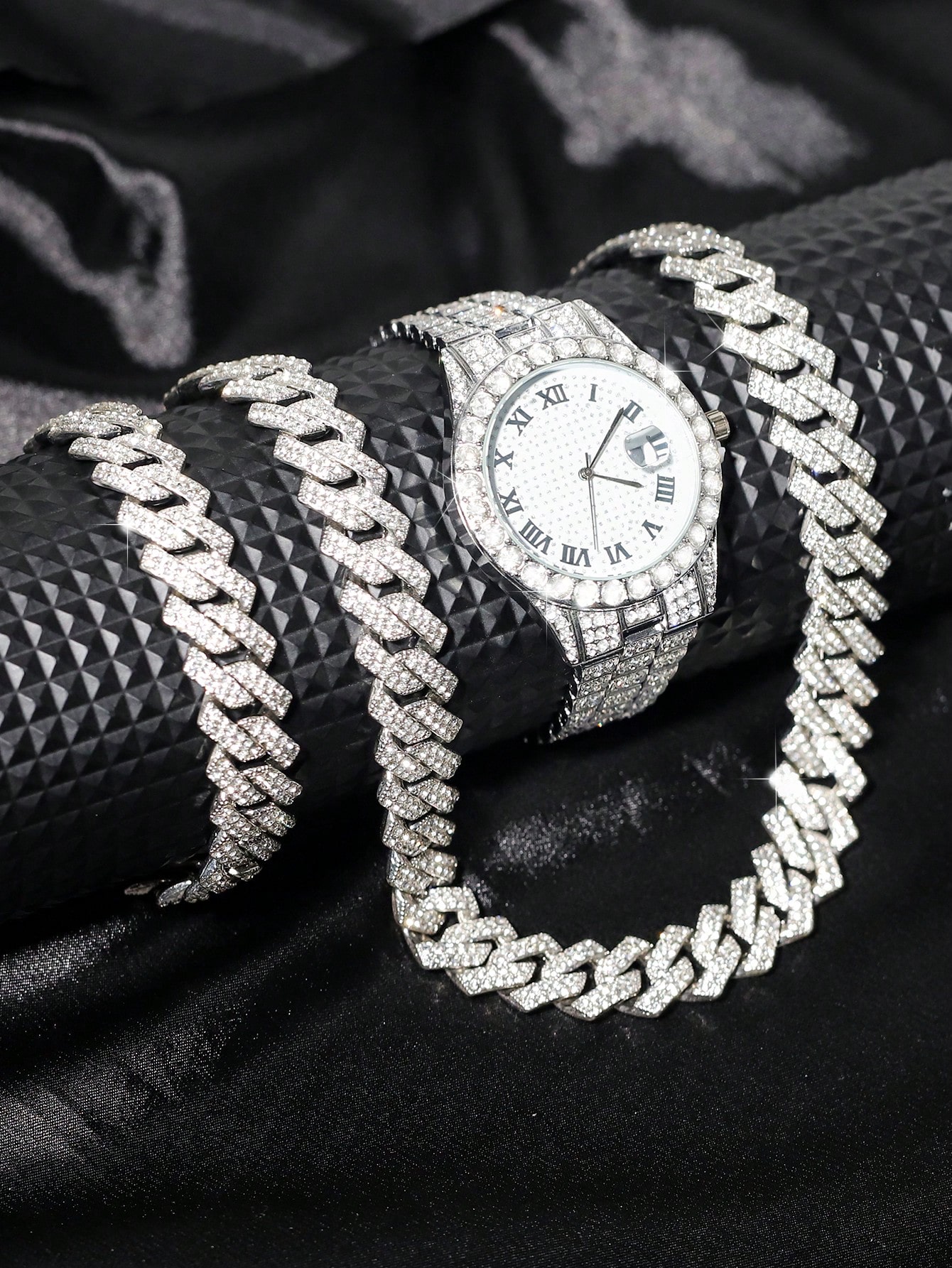 Pack Prestige Homme – Montre + Collier + Bracelet