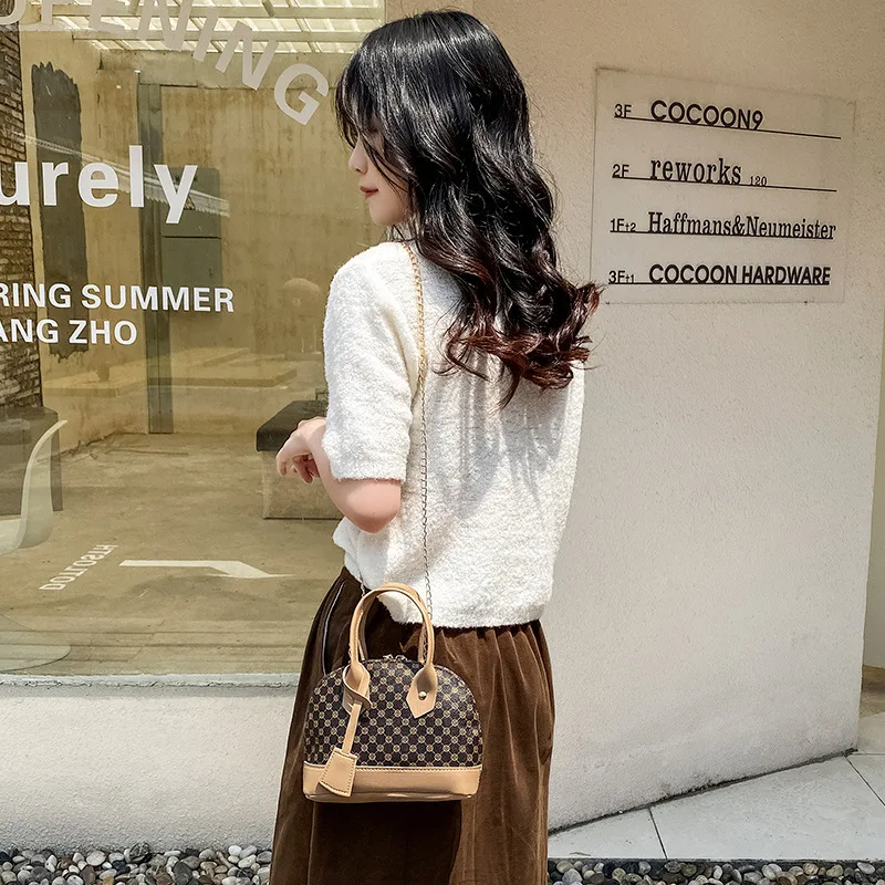 Sac bandoulière Fleur Coquille Élégant