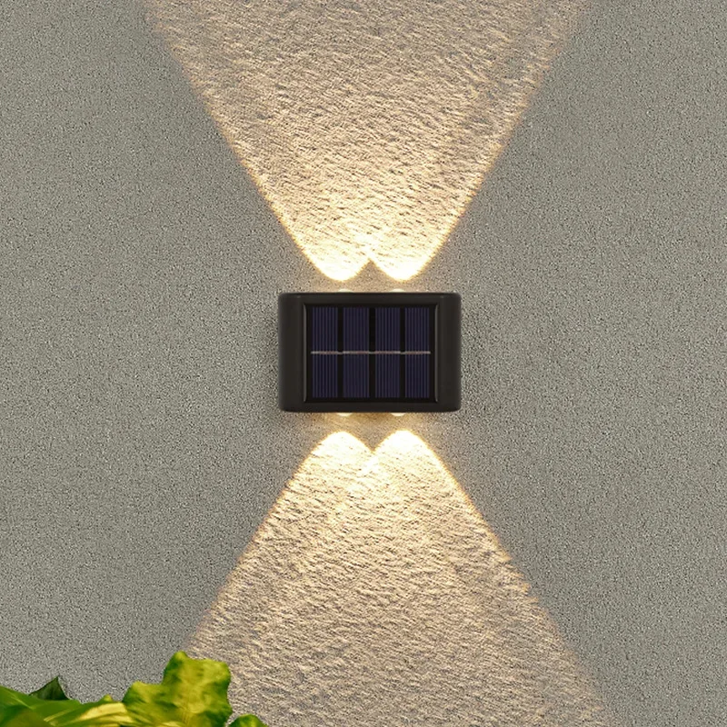 Applique Murale Solaire double faisceau 4 LED