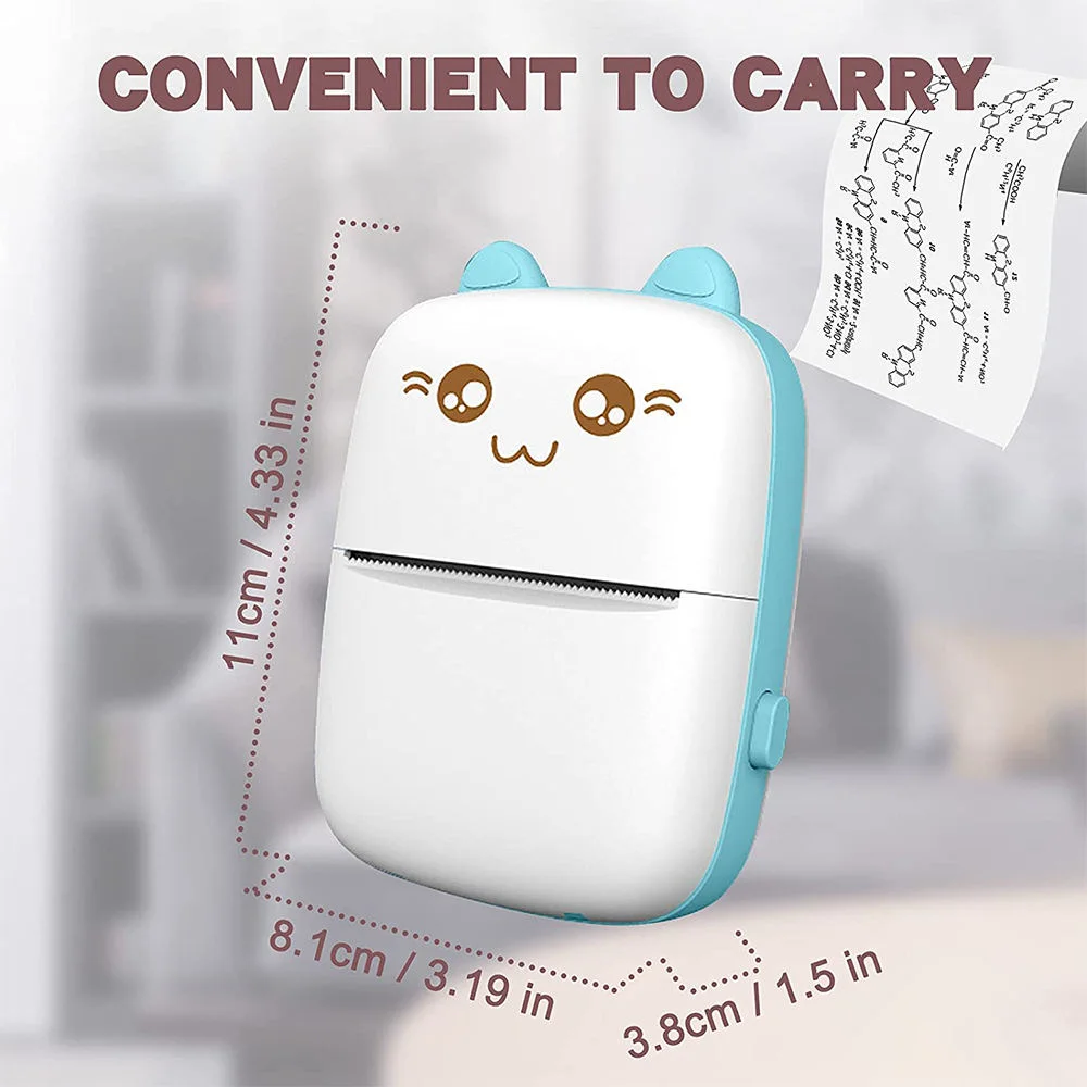 PocketPrint™ - Mini Imprimante Photo (Sans Encre) : Pack Spécial + 2 Rouleaux Offerts