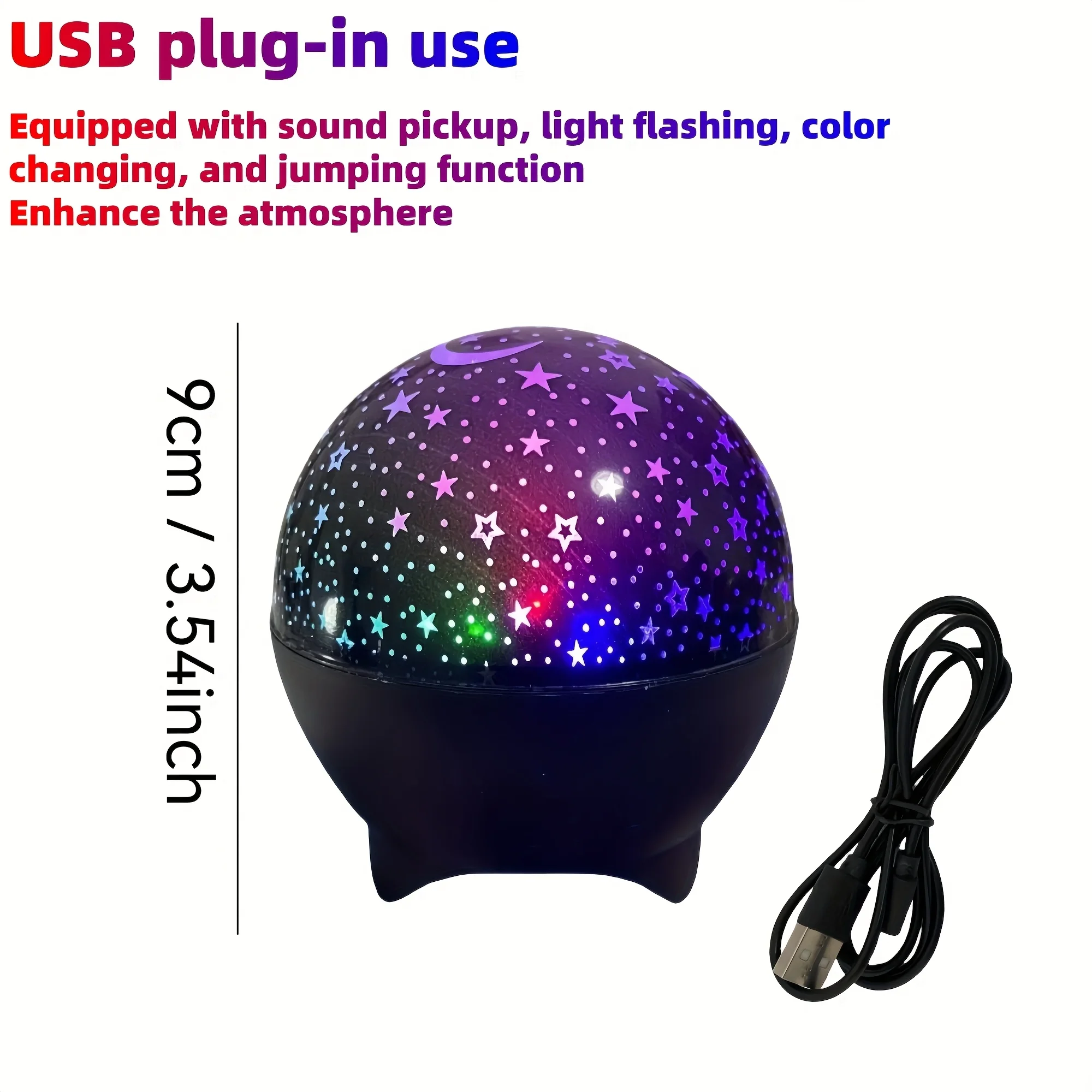 Lampe Galaxie RGB Starry Night – Projection Étoiles & Lune | Ambiance Magique CG