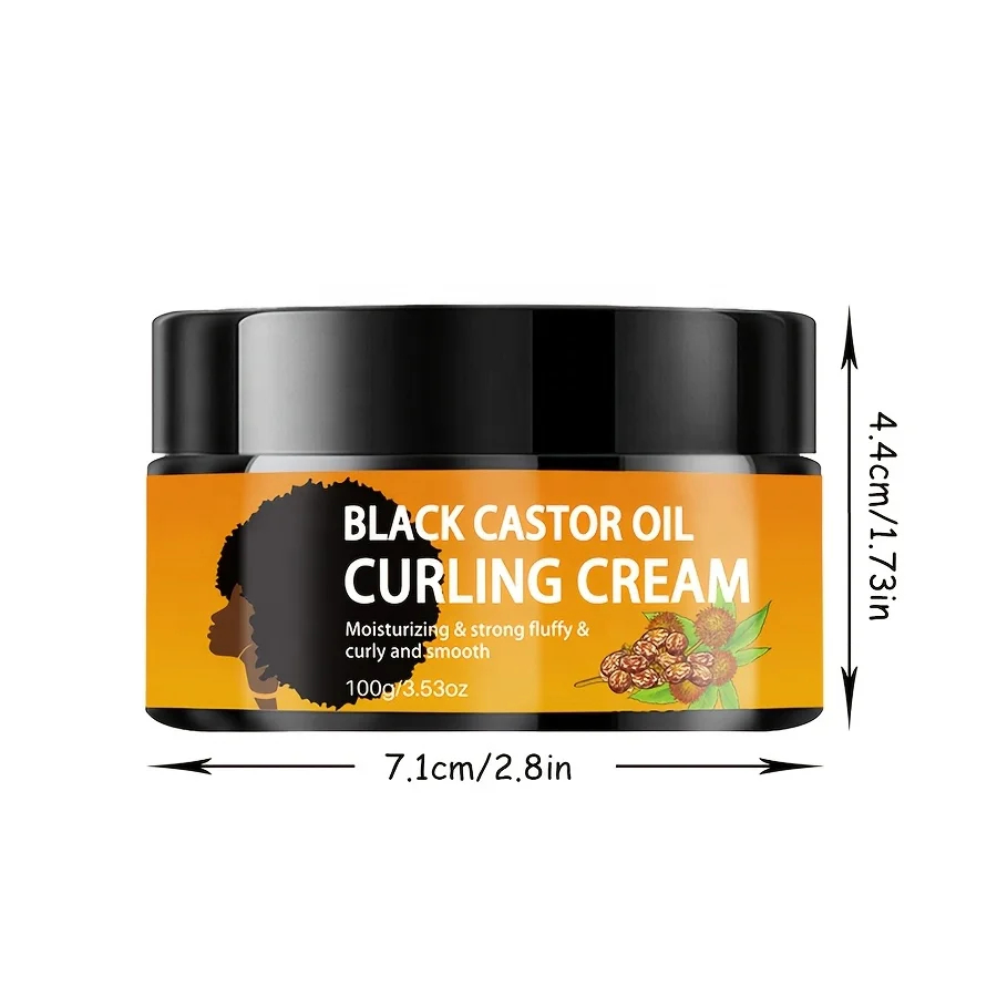 BLACK CASTOR OIL CURLING CREAM 100g