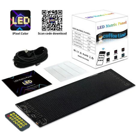 Panneau LED intelligent pour vitrines