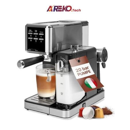 machine à expresso 2 en 1 "La ProfiCook PC-ES-KA 1266"