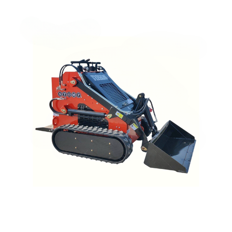 Skid Steer Loader Tracked 22.1 HP Honda EPA Gasoline Engine for Gardens, Farming