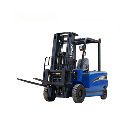New 2025 TYPHON VIGOR 3.0 Blue Electric Forklift 3 Ton Lifter Lift Truck Jitney Hi-Lo