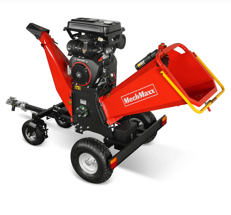 8 Inch ZONSEN E-Start 1000cc 35hp Gas Powered 4 - Wheel Drum Wood Chipper with Taillight , B200