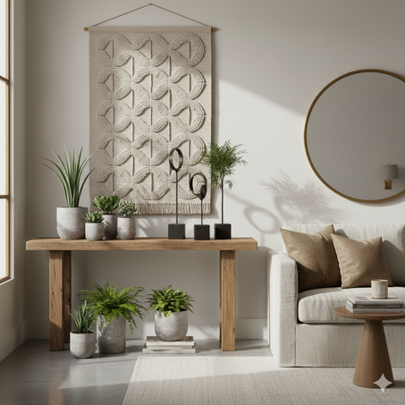 المنزل، الحديقة والأثاث