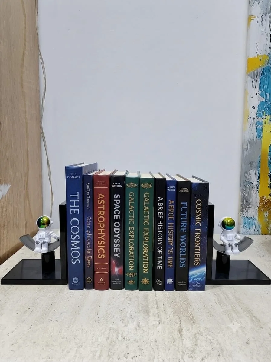 Serre-livres Astro en crystal K9
