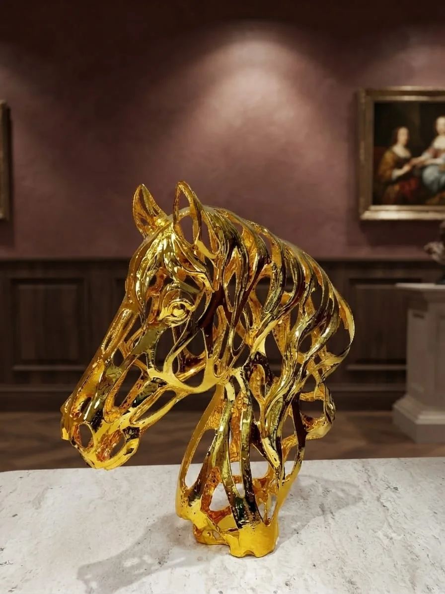 Sculpture Cheval créative en Métal