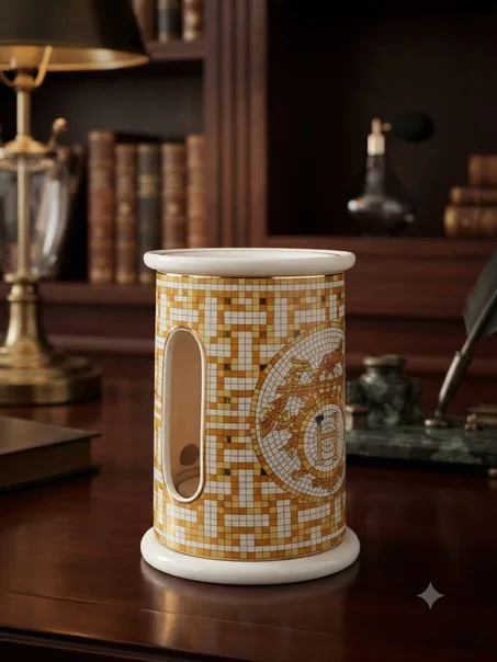 Boîte à mouchoirs de luxe en porcelaine