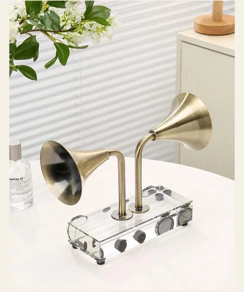 Gramophone décoratif Crystal