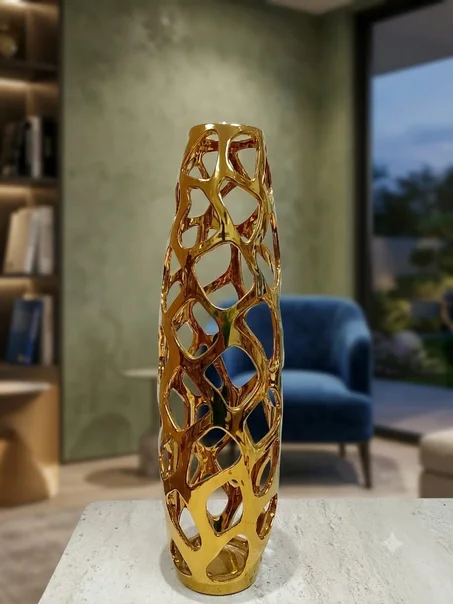 Vase style Macho  en porcelaine