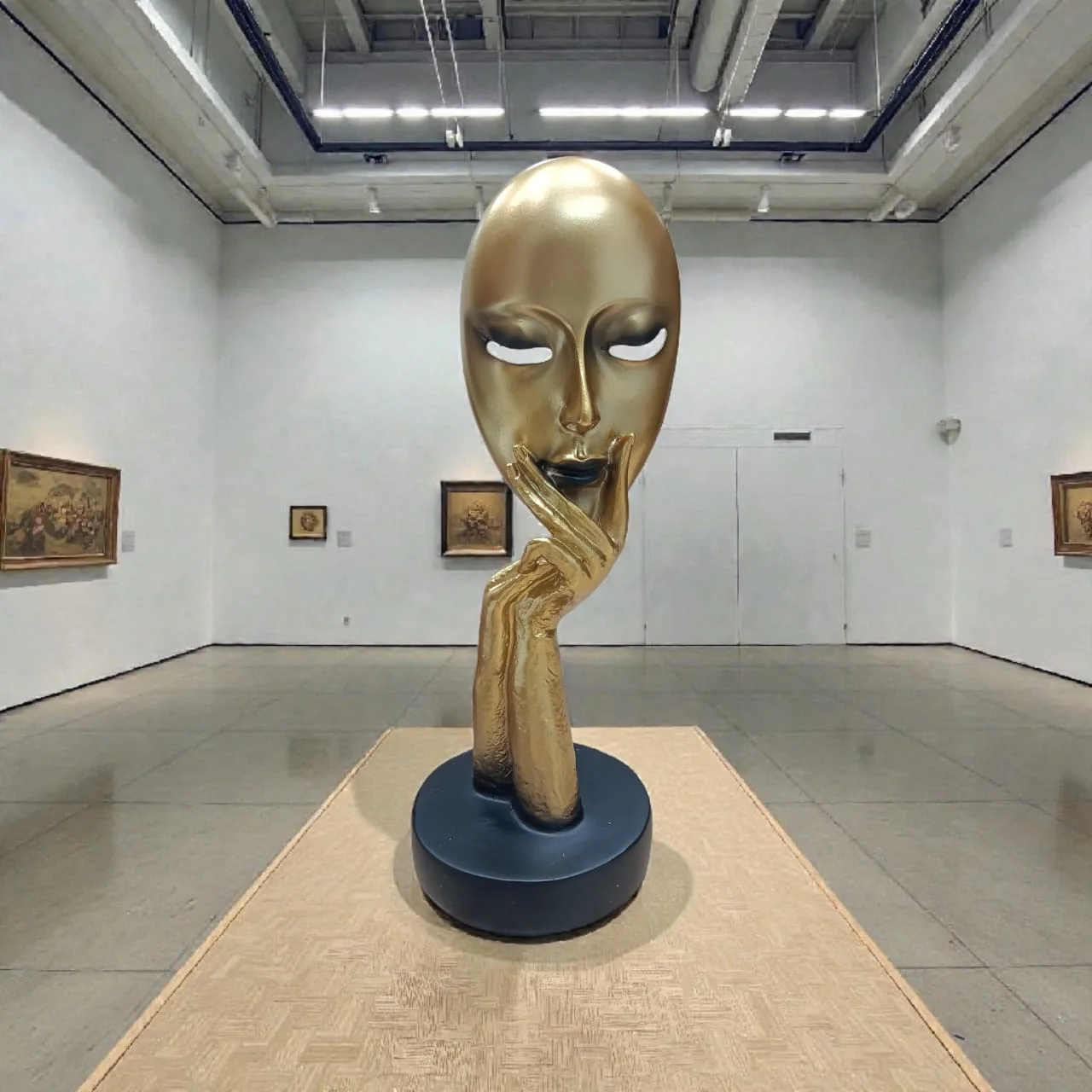 Statu Artiste en résine  28 x 10 cm