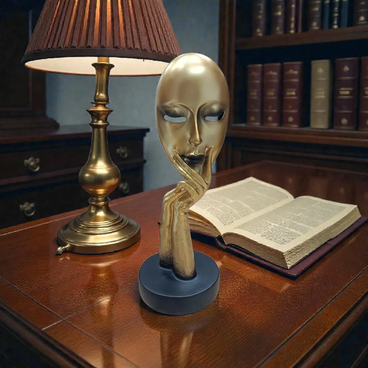 Statu Artiste en résine  28 x 10 cm