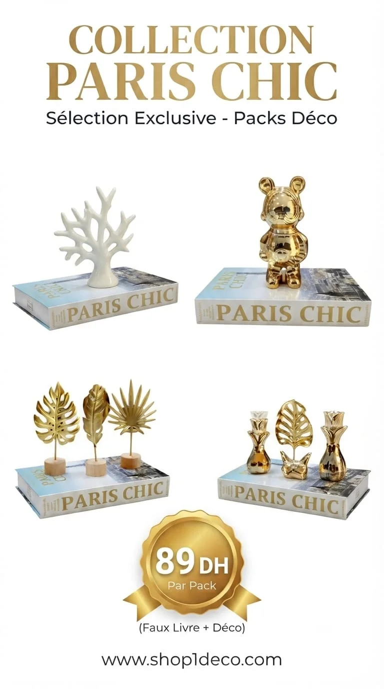 Pack promotionnel Décoratif Luxueux – Figurines sur un faux livre