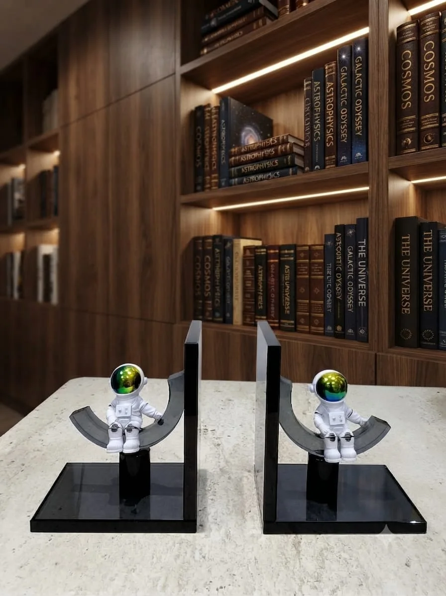 Serre-livres Astro en crystal K9