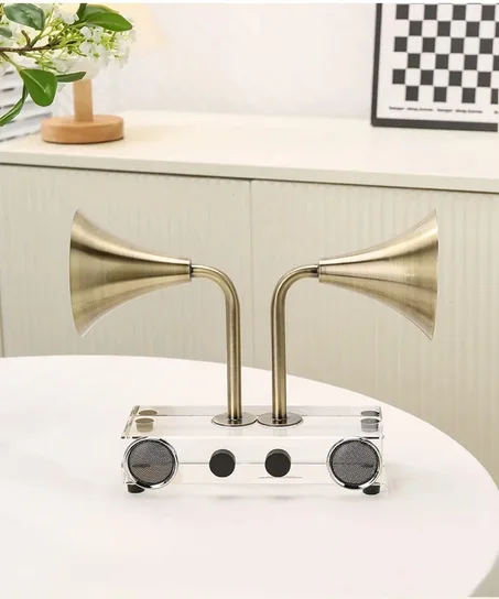 Gramophone décoratif Crystal