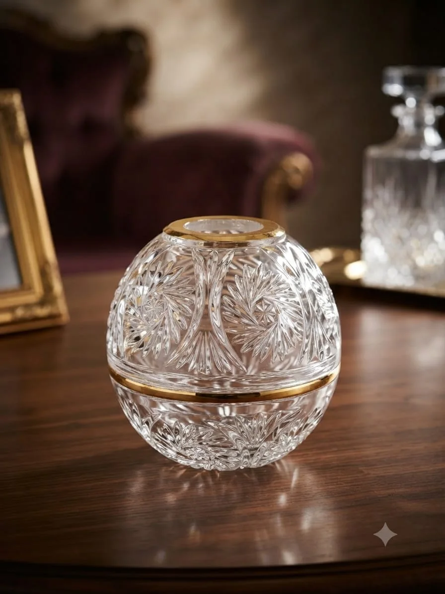 Boîte à mouchoirs en verre