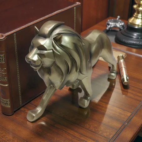 Lion en résine
