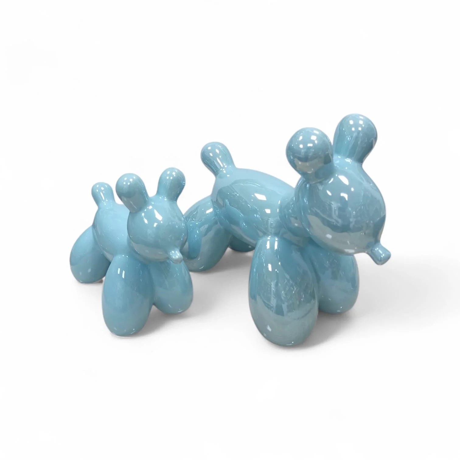 Deux Chio décoratif en porcelaine