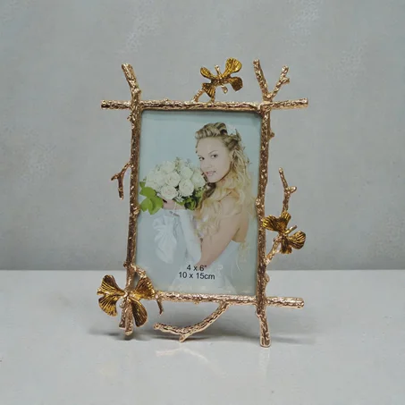 Cadre photo métallique inoxydable ( 10 x 15 cm )