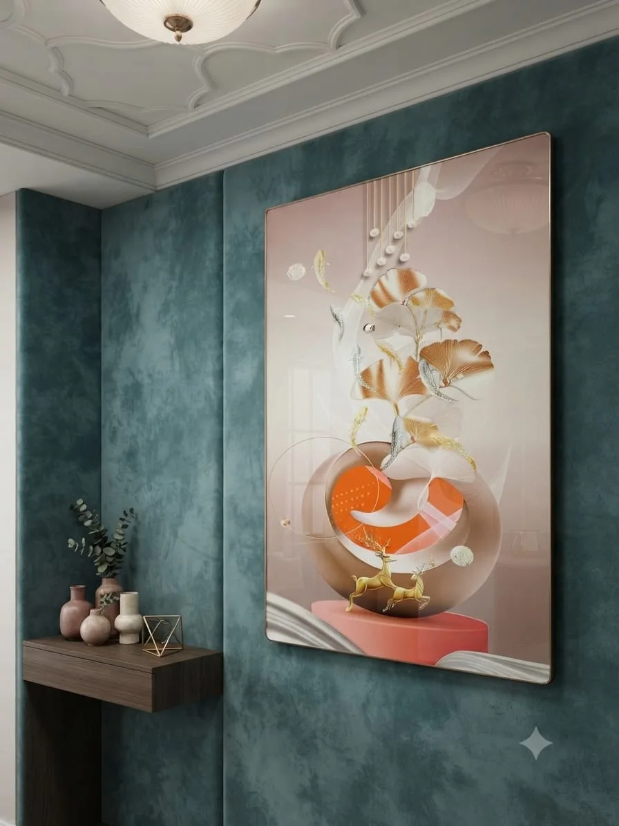 Tableau Ghazel 90 x 60 cm