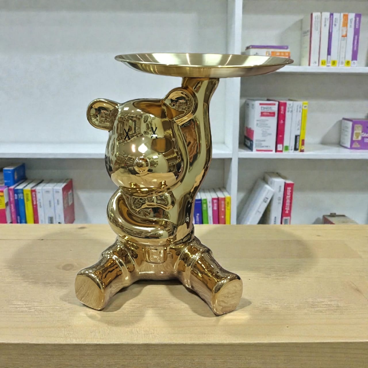 Vide poche en porcelaine doré