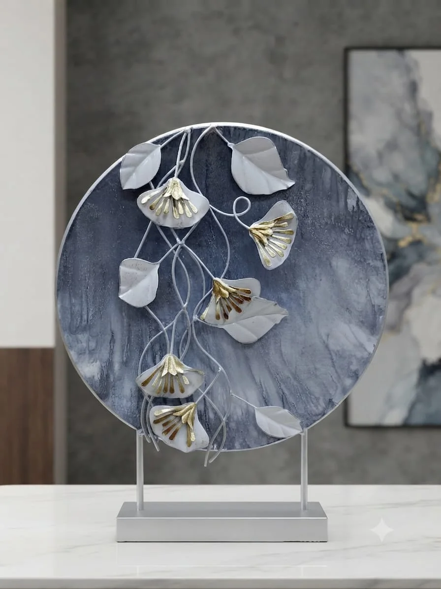 Tableau Décoratif Sculptural Ginkgo Biloba sur Pied